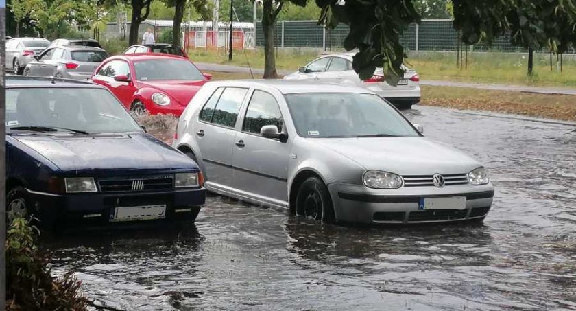 zalana ul. Legionów w Koninie