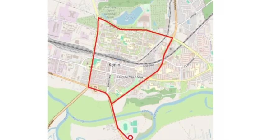 Protest rolników w Koninie