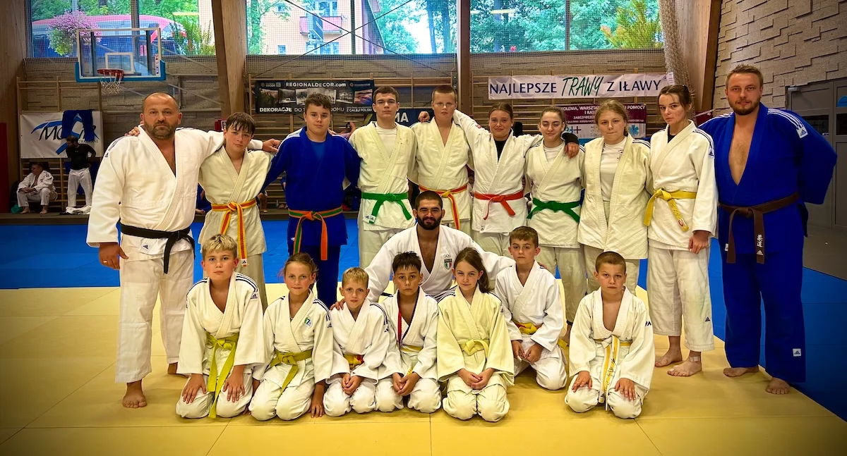 Judo, Zawodnicy Tuliszkowa zgrupowaniu sportowym - zdjęcie, fotografia