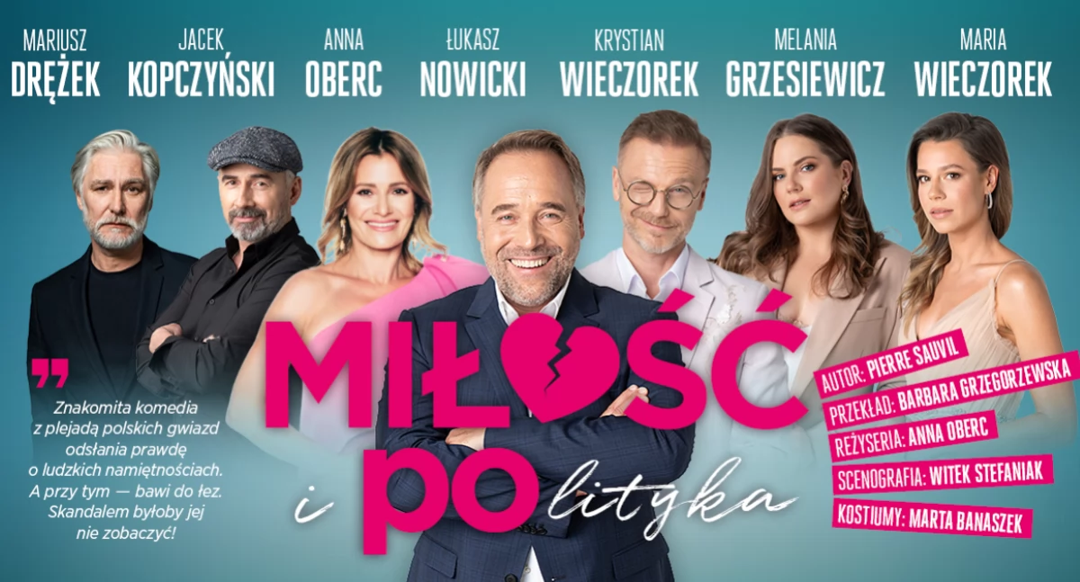Imprezy, Miłość polityka” znakomita komedia Oskard - zdjęcie, fotografia