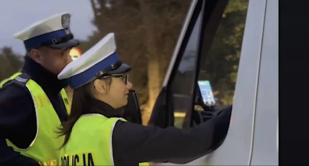 Komunikat Policji, Trzeźwy poranek Koninie - zdjęcie, fotografia