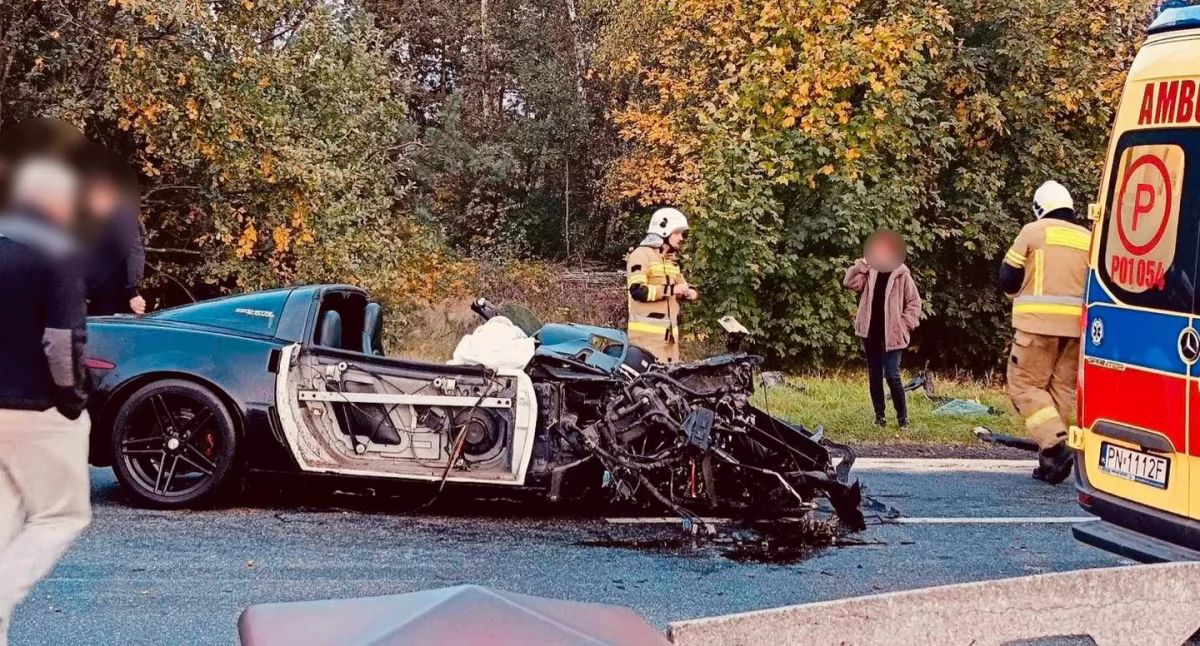 Wypadki drogowe, Wypadek miejscowości Zosinki - zdjęcie, fotografia