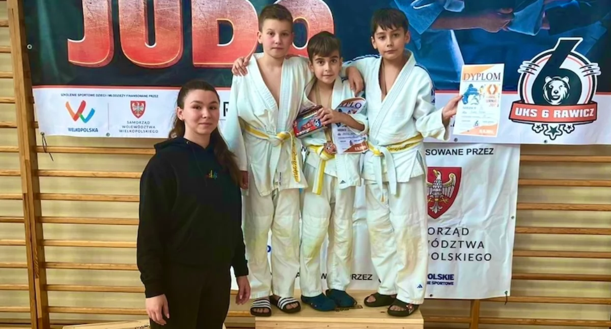 Judo, Młodzi zawodnicy Rawickim Turnieju - zdjęcie, fotografia