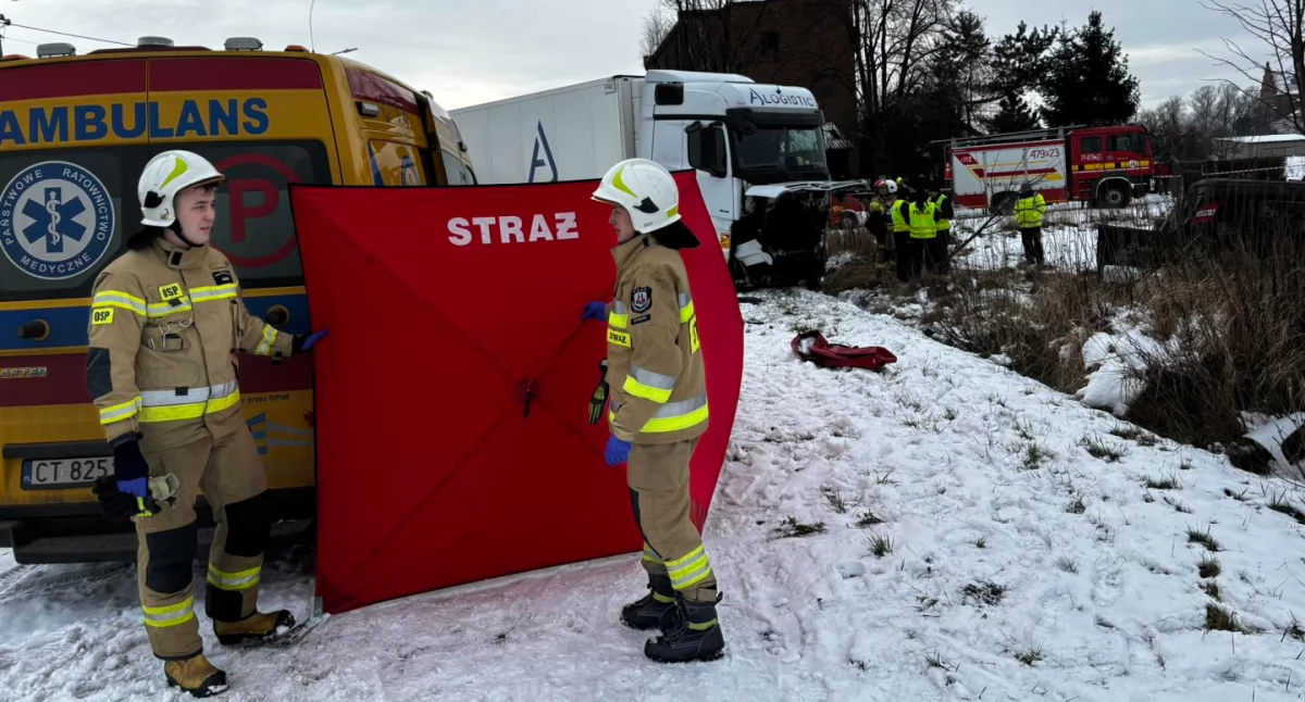 Wypadki drogowe, osoby zginęły miejscowości Przedecz - zdjęcie, fotografia