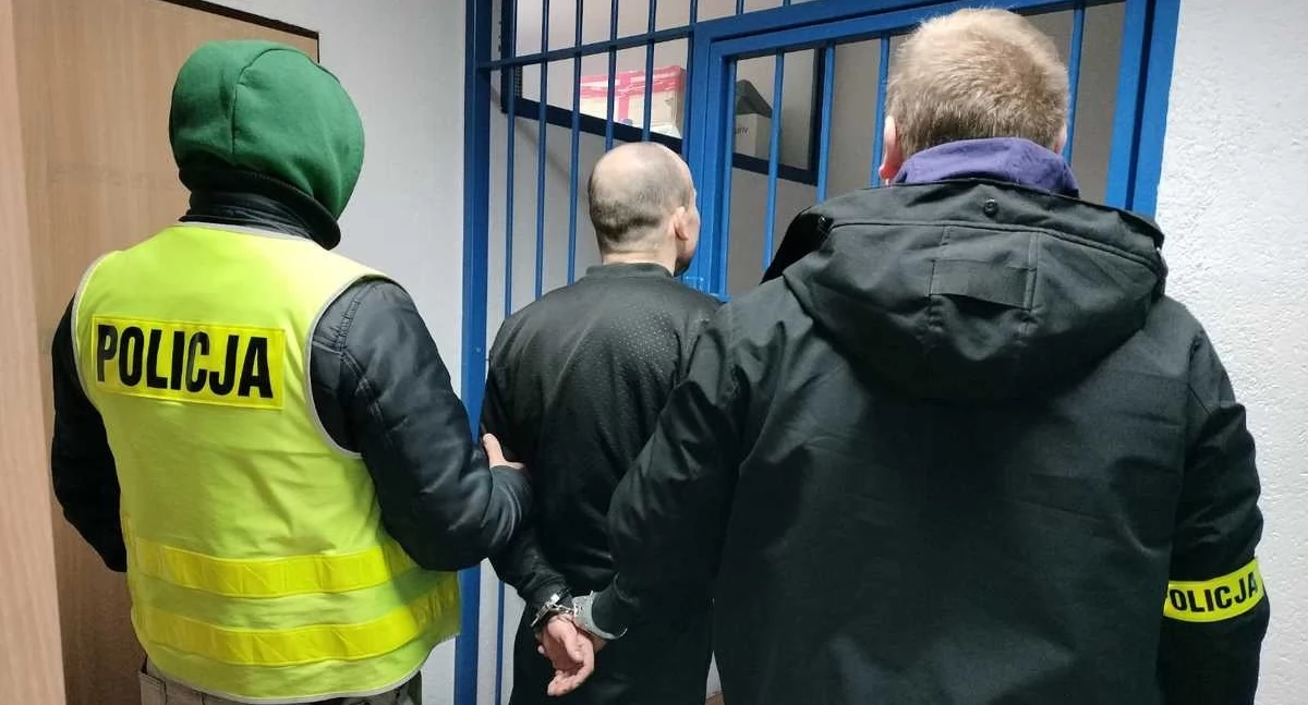 Kronika kryminalna, Areszt latka kradzież rozbójniczą - zdjęcie, fotografia