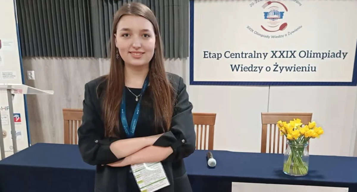 Atrakcje-Ciekawostki-Rekreacja, Finalistka Ogólnopolskiej Olimpiady Wiedzy Żywieniu Żychlin - zdjęcie, fotografia