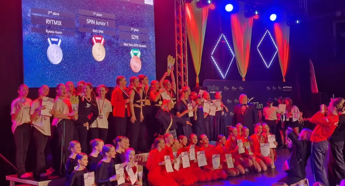 Taniec, Start tancerzey Studia Rytmix Konin Krajowych Mistrzostwach PZTan - zdjęcie, fotografia