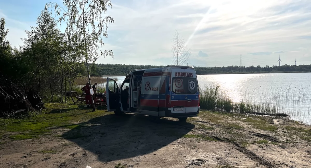Kronika kryminalna, Tragedia zbiorniku Honoratce żyje nurek - zdjęcie, fotografia