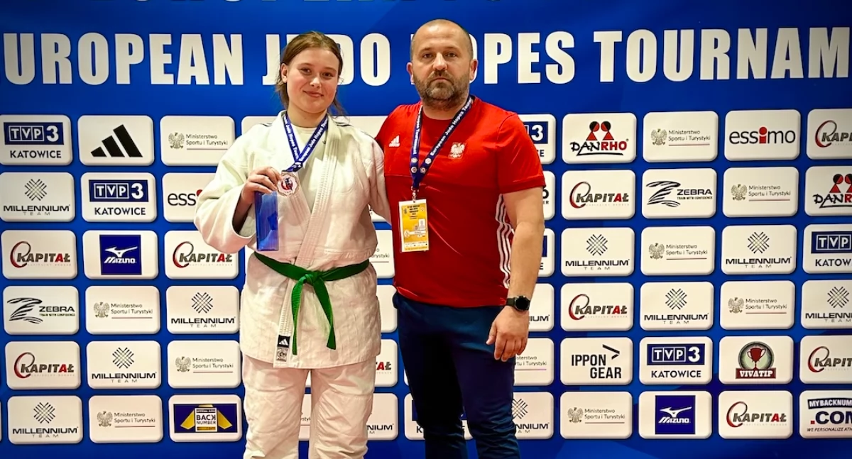 Judo, Marcelina Poprawska brązowym medalem Pucharu Europy Młodzików judo! - zdjęcie, fotografia
