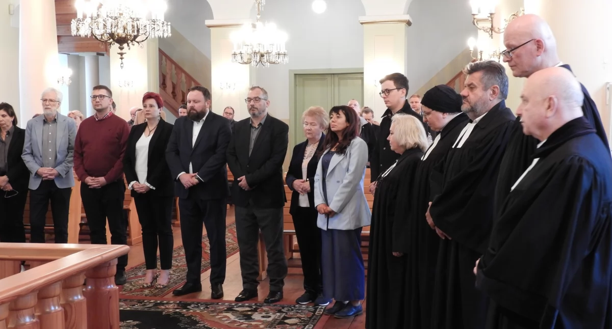 Kościół i religiua, Mieszkańcy powiatu konińskiego nowych władzach Kościoła Ewangelicko Reformowanego - zdjęcie, fotografia