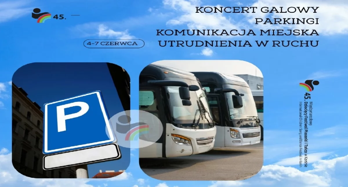 Koncerty, Zmiany organizacji ruchu związku Dziecięcym Festiwalem Piosenki Tańca - zdjęcie, fotografia