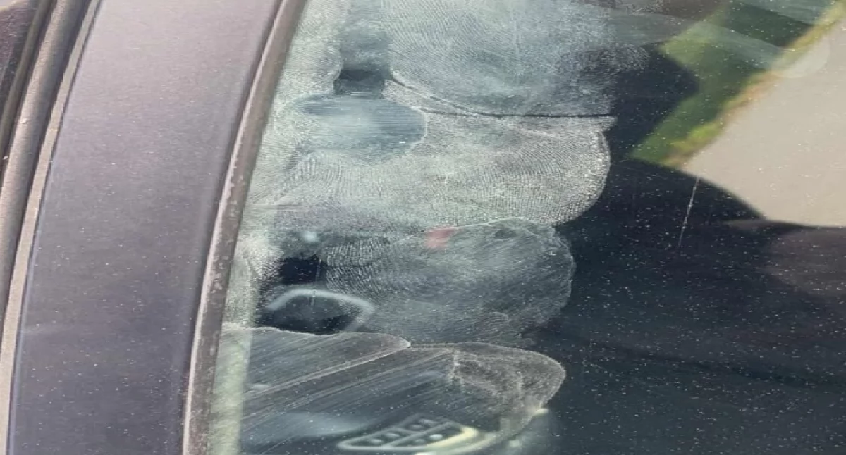 Kronika kryminalna, Uwaga! Niebezpieczny incydent trasie Golina–Nowy Dwór Koninie - zdjęcie, fotografia