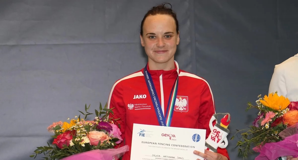 Szermierka, Brązowy medal Sylwii Matuszak Mistrzostwach Europy Seniorów - zdjęcie, fotografia