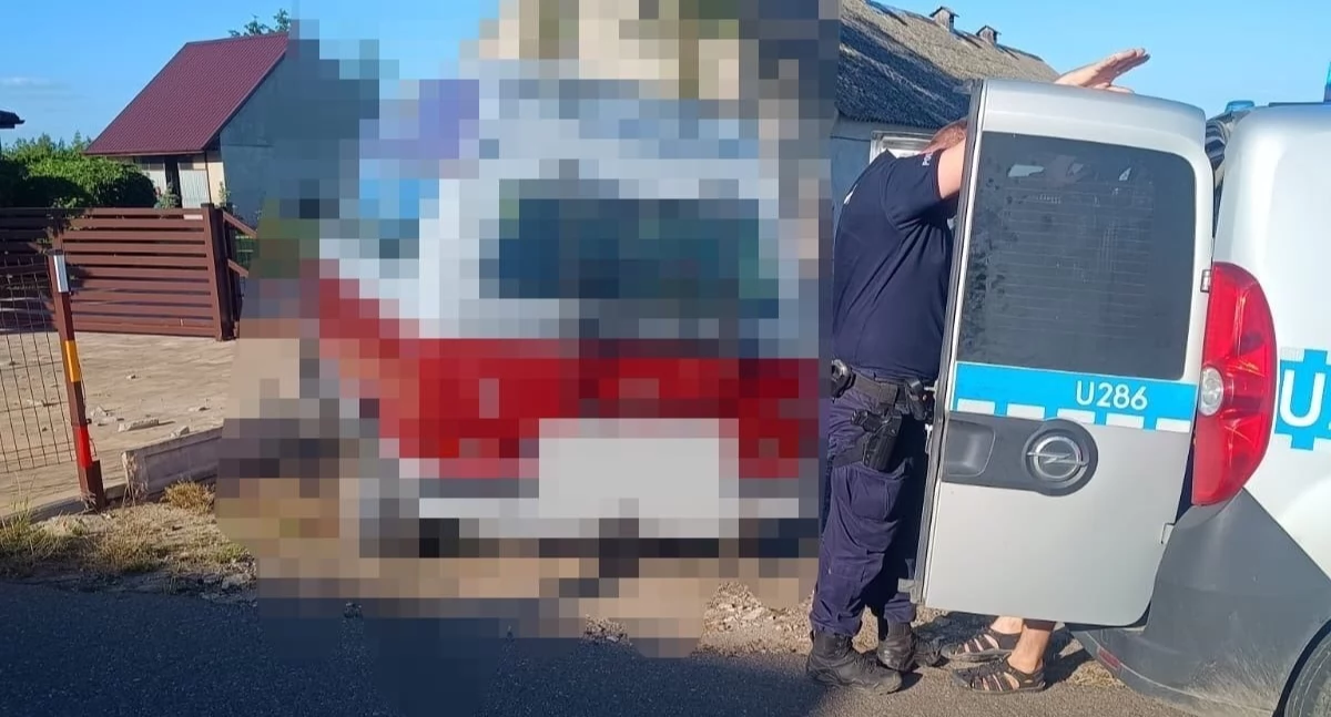 Wypadki drogowe, Nietrzeźwy kierowca uciekał przed policją został zatrzymany pościgu gminie Wilczyn - zdjęcie, fotografia