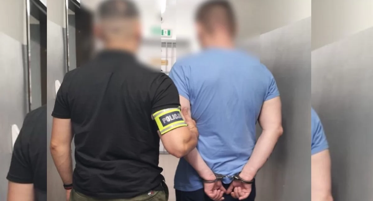Kronika kryminalna, Zatrzymany latek poszukiwany listem gończym wspólna akcja policjantów Konina Poznania - zdjęcie, fotografia