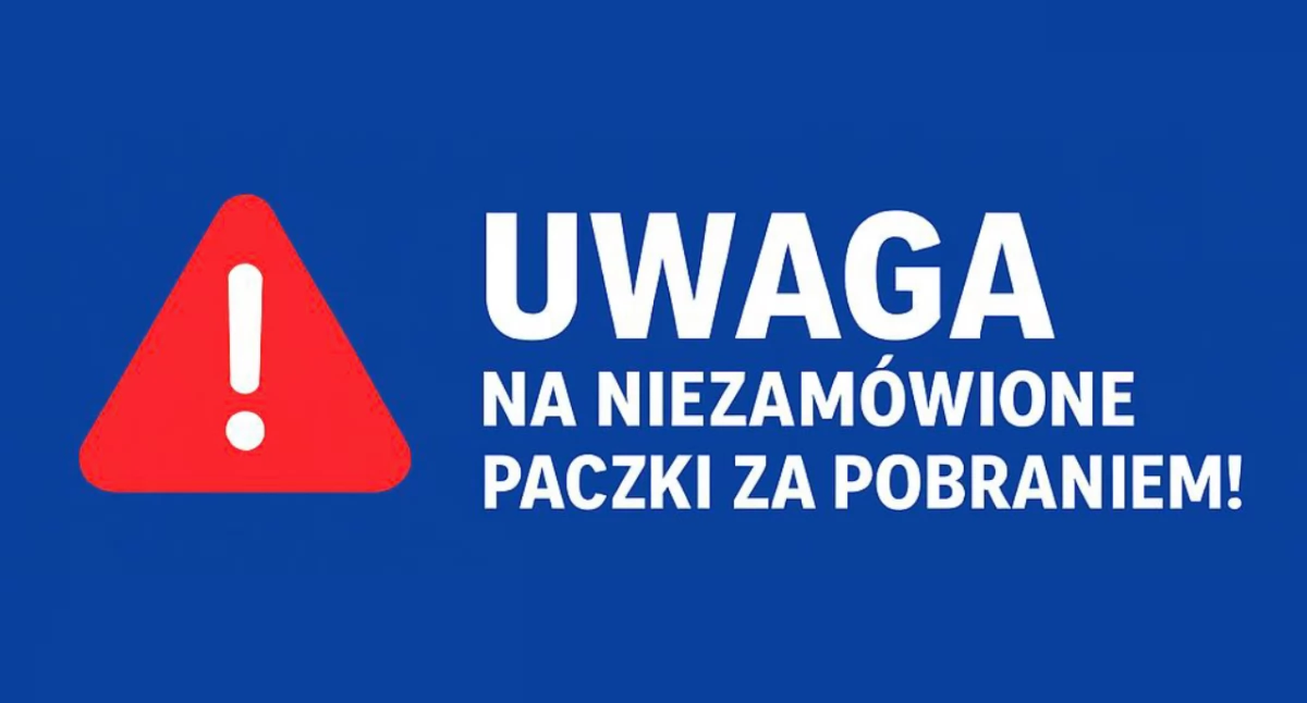 Komunikat Policji, Policja ostrzega przed oszustami! Uwaga niezamówione paczki pobraniem - zdjęcie, fotografia