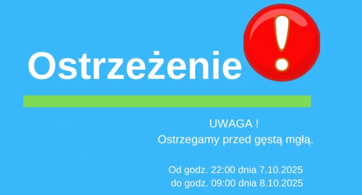 Pogoda, Gęste mgły regionie konińskim ostrożność drogach - zdjęcie, fotografia