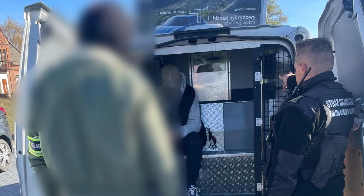 Kronika kryminalna, Nielegalny pobyt ujawniony Koninie Wspólna akcja Policji Straży Granicznej - zdjęcie, fotografia