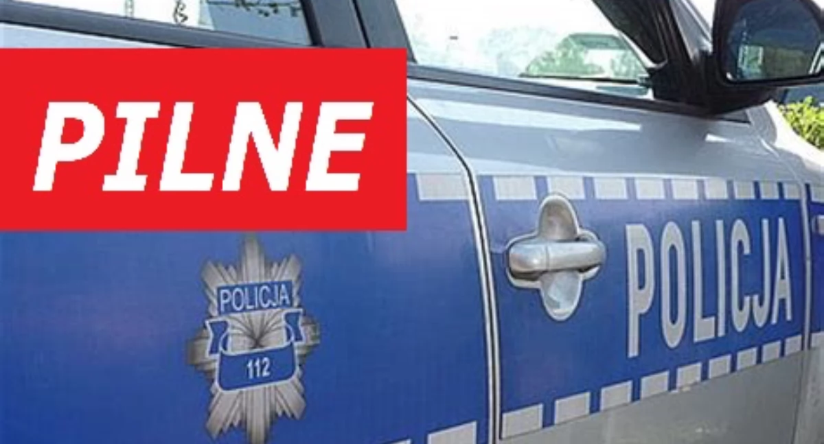 Komunikat Policji, Protest rolników Domaninie Utrudnienia wiadukcie - zdjęcie, fotografia
