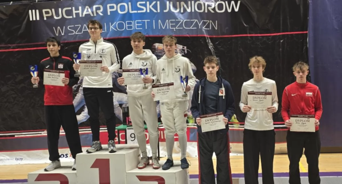 Szermierka, Puchar Europy Kadetów Koninie europejska czołówka szermierki znów regionie - zdjęcie, fotografia