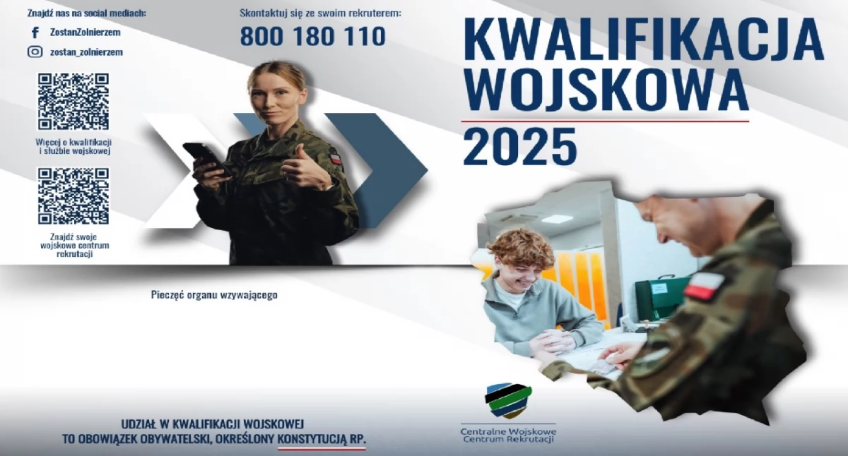 Komunikaty, Kwalifikacja wojskowa powiecie konińskim Ważna informacja mieszkańców - zdjęcie, fotografia