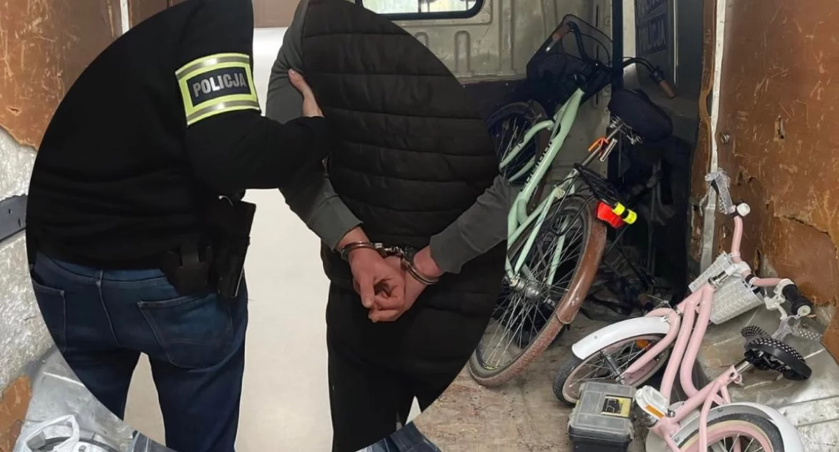 Kronika kryminalna, Kradzieże włamaniem Koninie latek zatrzymany przez policję usłyszał zarzutów - zdjęcie, fotografia