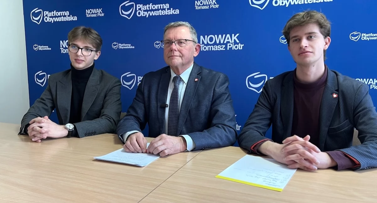 Partie i polityka, Poseł Tomasz Nowak spotkania premierem Tuskiem sprawie elektrowni jądrowej Koninie - zdjęcie, fotografia