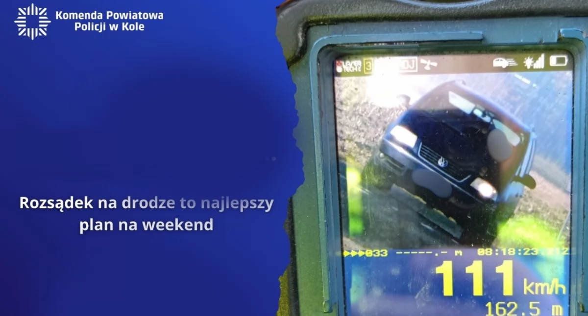 Kronika kryminalna, Piąteczek nogą latek stracił prawo jazdy terenie zabudowanym - zdjęcie, fotografia