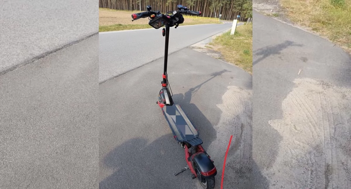 Kronika kryminalna, Pijany hulajnodze elektrycznej Słupcy promile alkoholu mandat sądu - zdjęcie, fotografia