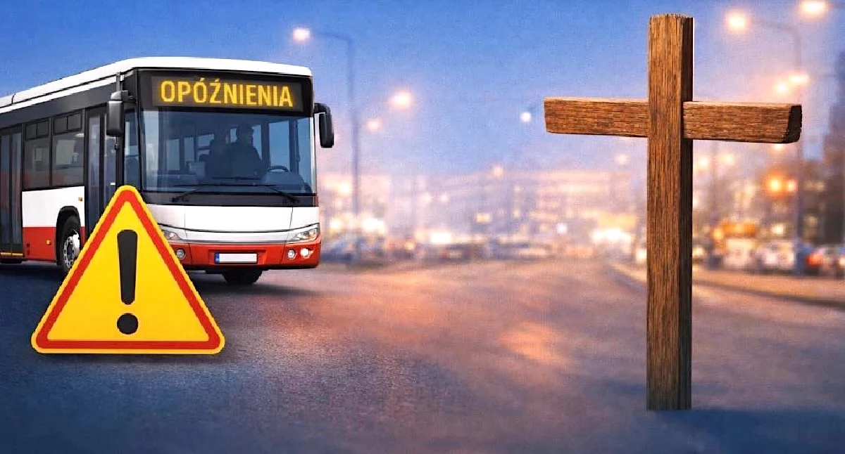 Komunikaty, Utrudnienia komunikacji miejskiej Konina Miejska Droga Krzyżowa marca zablokuje ulice Wyszyńskiego - zdjęcie, fotografia