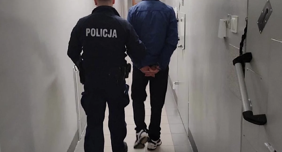 Kronika kryminalna, Tymczasowy areszt latka powiatu konińskiego zarzuty usiłowania rozbójniczego pobicia - zdjęcie, fotografia