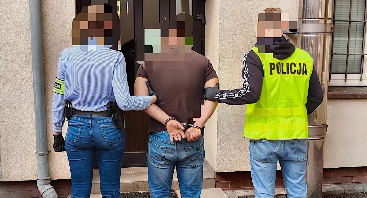Kronika kryminalna, Skradziona koparko ładowarka Caterpillar odzyskana ciągu latek powiatu kolskiego zatrzymany - zdjęcie, fotografia