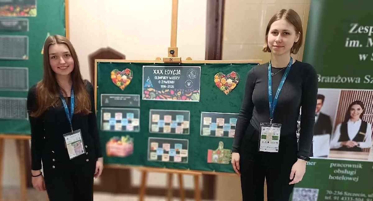 Atrakcje-Ciekawostki-Rekreacja, Małgorzata Kubsik Amelia Niemiec Żychlinie finalistkami Ogólnopolskiej Olimpiady Wiedzy Żywieniu - zdjęcie, fotografia