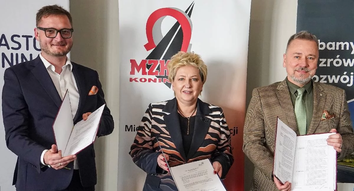 Inwestycje, Konin inwestuje zielony transport finansowaniem autobusy wodorowe nową zajezdnię - zdjęcie, fotografia