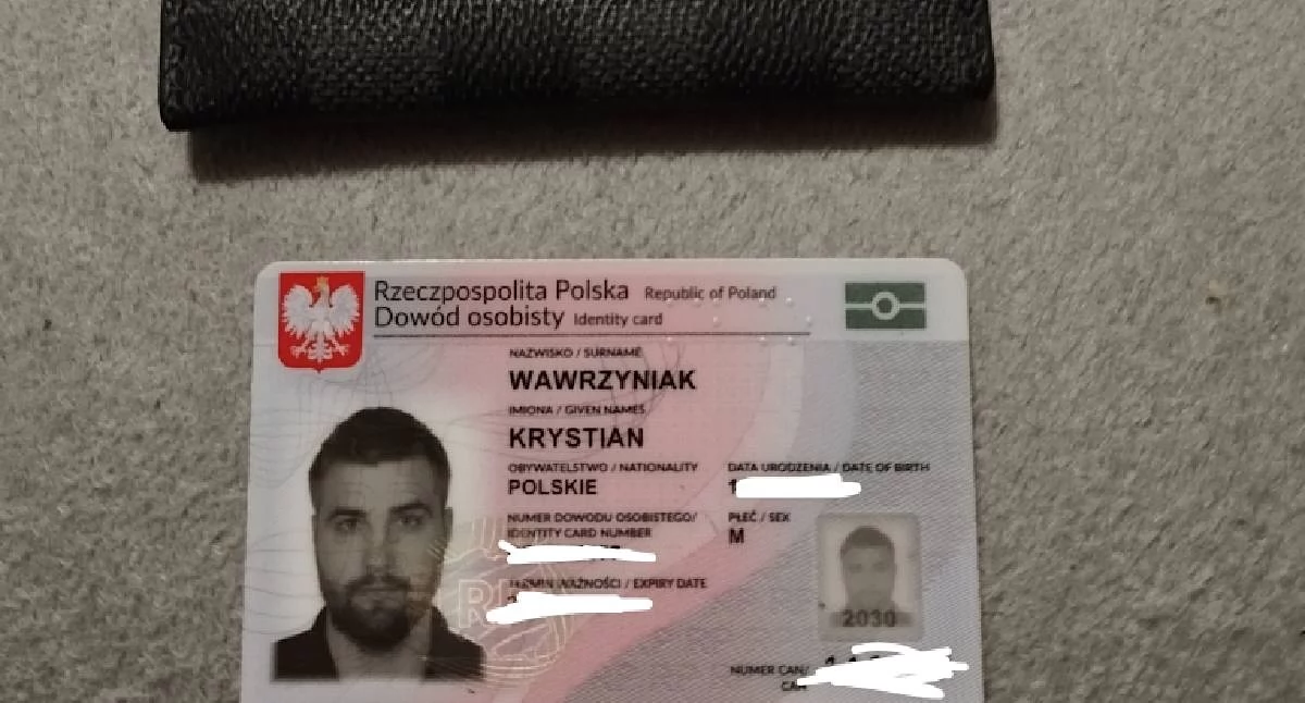 Komunikaty, Znaleziono portfel dokumentami Koninie Właścicielem Krystian Wawrzyniak - zdjęcie, fotografia