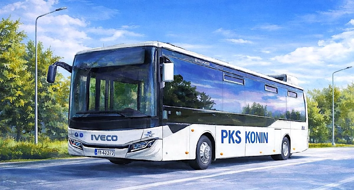Od września pilotaż połączenia Konin–Turek   grafika. PKS Konin