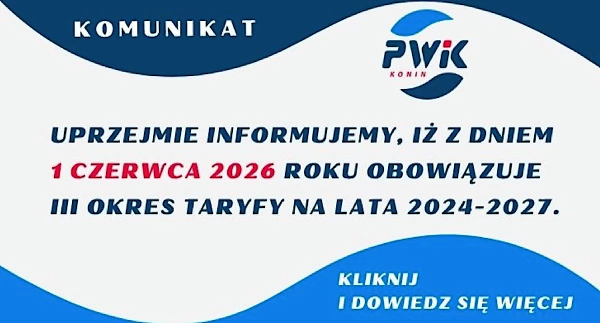 Atrakcje-Ciekawostki-Rekreacja, jutra wodę ścieki Koninie Sprawdź zmienia rachunkach mieszkańców - zdjęcie, fotografia