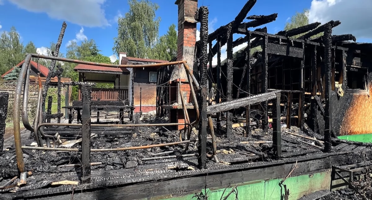 Kronika kryminalna, Tragiczny pożar gminie Kleczew Jedna osoba zginęła latek walczy zdrowie - zdjęcie, fotografia