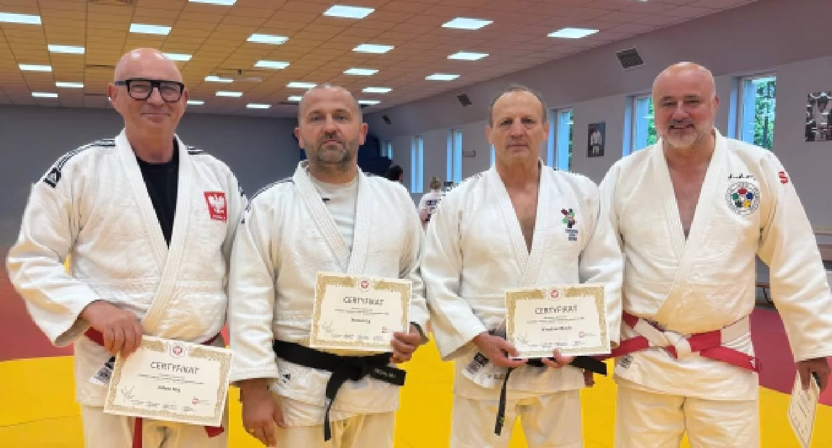 Judo, Trener Akademii Sportu warsztatach Polskiego Związku Michał podnosi kwalifikacje - zdjęcie, fotografia