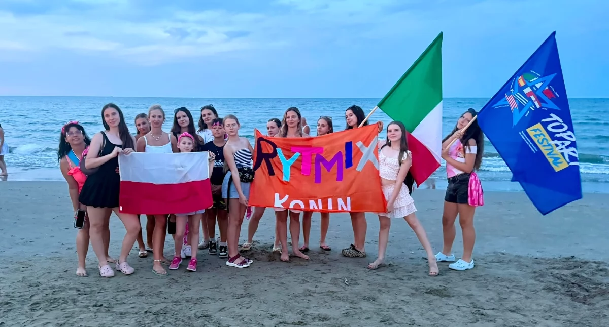 Taniec, Tancerze Konina podbili Włochy Studio Tańca Rytmix wróciło Rimini workiem medali - zdjęcie, fotografia