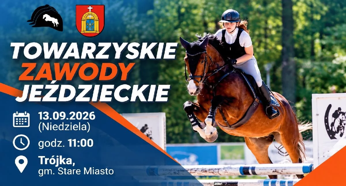 Atrakcje-Ciekawostki-Rekreacja, Towarzyskie Zawody Jeździeckie Trójce - zdjęcie, fotografia