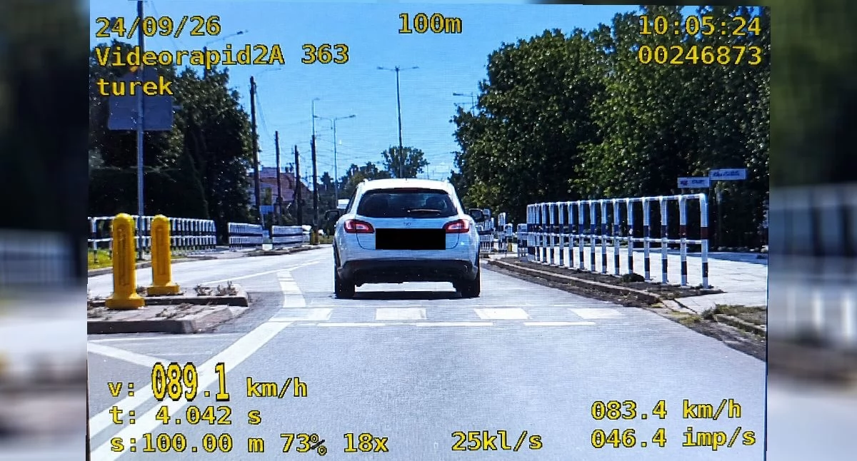 Komunikat Policji, Wpadł przez prędkość Policjanci sprawdzili latka odkryli ogóle powinien prowadzić - zdjęcie, fotografia