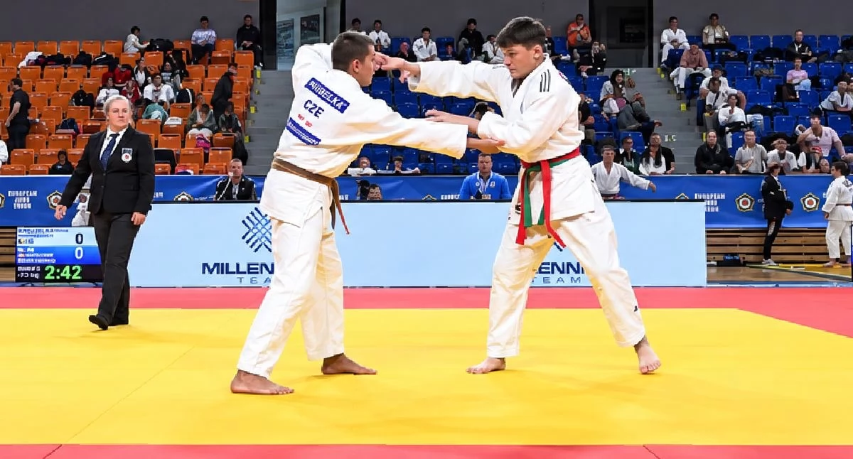 Judo, Michał Kałuża podium Pucharu Europy! Brązowy medal judoki Akademii Sportu - zdjęcie, fotografia