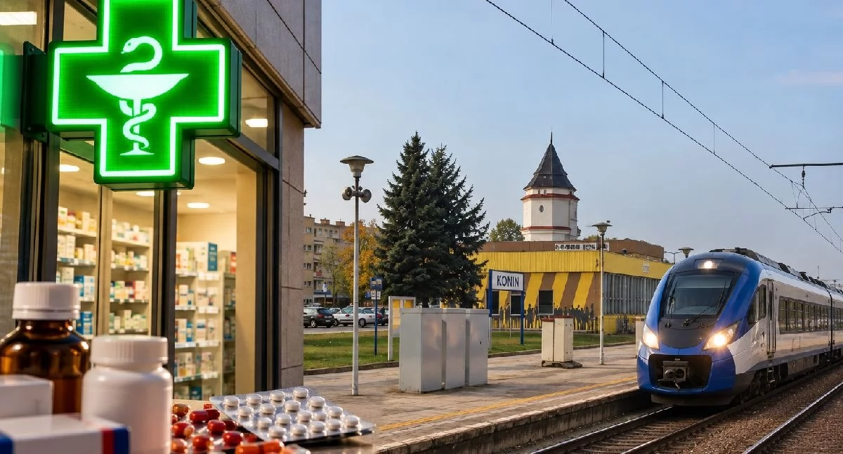 Atrakcje-Ciekawostki-Rekreacja, Konin traci nocną aptekę może stracić także pociąg Mieszkańcy mają powody - zdjęcie, fotografia