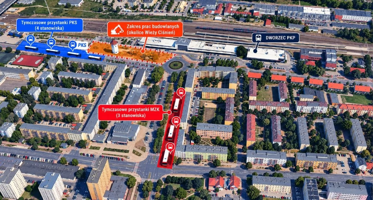Komunikaty, Duże zmiany pasażerów Koninie października autobusy zatrzymają innych miejscach - zdjęcie, fotografia