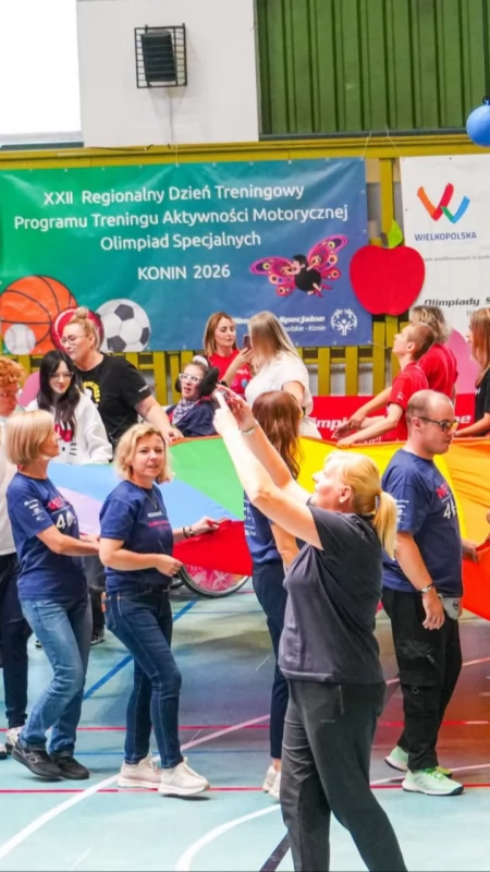 W Koninie nie było przegranych! Dziewięć zespołów i wielkie emocje podczas Olimpiad Specjalnych