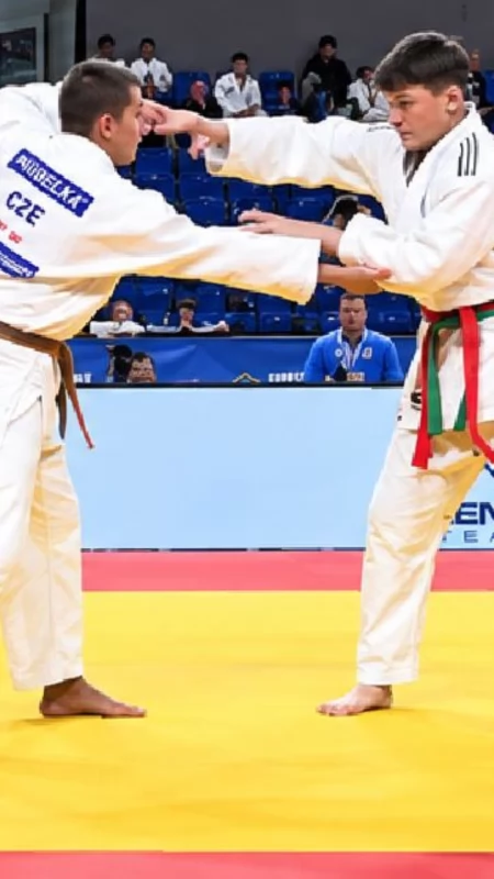 Michał Kałuża na podium Pucharu Europy! Brązowy medal judoki Akademii Sportu