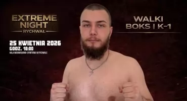 Oskar Zomer z Konińskiego Klubu K-1 zawalczy 25 kwietnia na gali Extreme Night w Rychwale