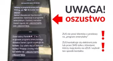 Uwaga na oszustów podszywających się pod ZUS. Seniorzy na celowniku