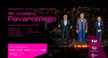 90. urodziny Pavarottiego w Kinie Oskard